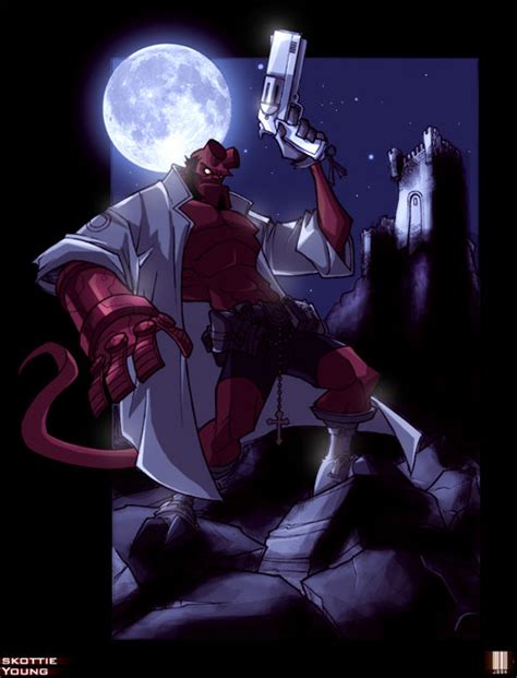 40 Awesome Hellboy Illustration Artworks Naldz Graphics