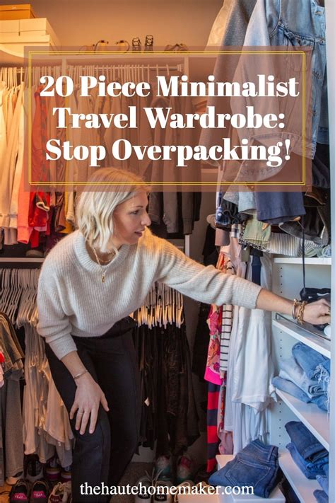 20 Piece Minimalist Travel Wardrobe Stop Overpacking Minimalist Travel Wardrobe Travel