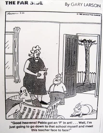 Picasso Humour Funny Cartoons Far Side Cartoons Art Parody