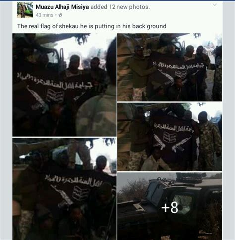 He is the face of terror. Civilian JTF Reveal The Real Flag Of Shekau Rumoured To ...