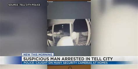 police suspicious man arrested in tell city after being caught on security cameras