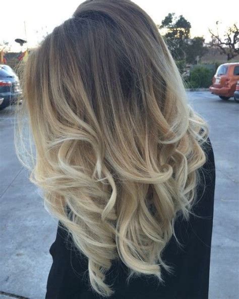 Balayage Blond Ombre Hair Blonde Brunette To Blonde Ombre Hair Color