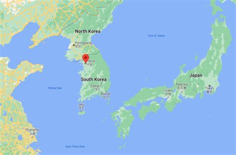 Seoul South Korea World Map United States Map