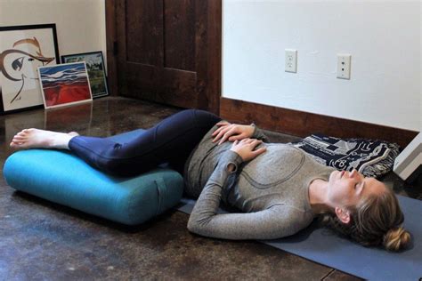 Supported Supine Spinal Twist Mariah Yoga Restorative Yoga