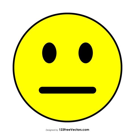 Library of neutral smiley face clipart free png files ...