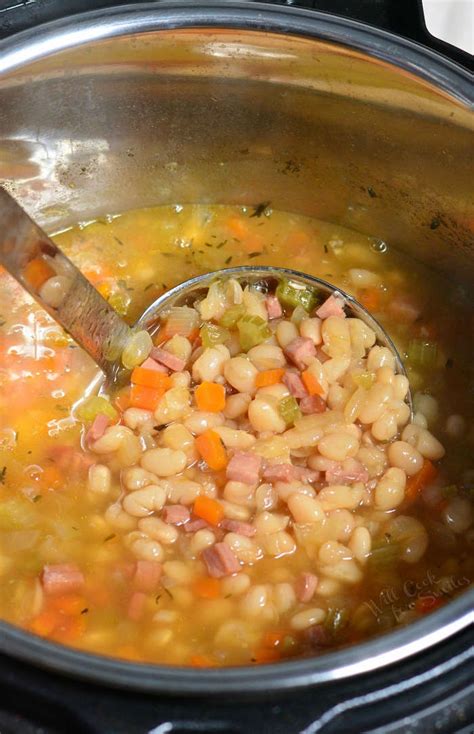 Instant Pot Ham And Bean Soup Will Cook For Smiles
