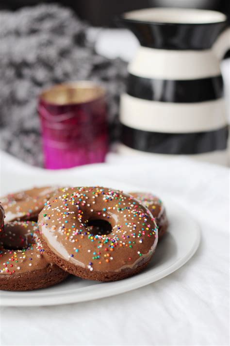 Breakfast In Bed Double Chocolate Doughnuts Simply J And K