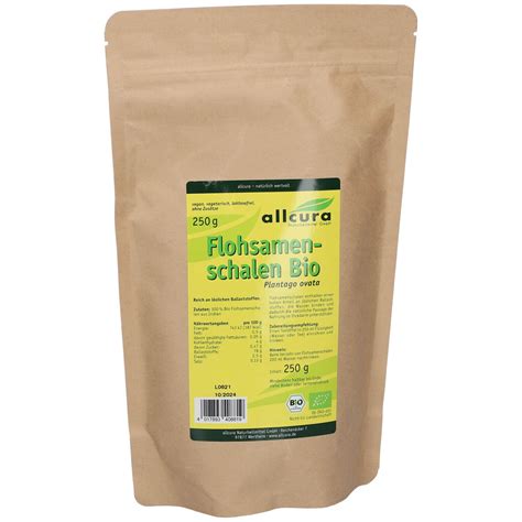 Allcura Flohsamenschalen Bio 250 G Shop Apotheke