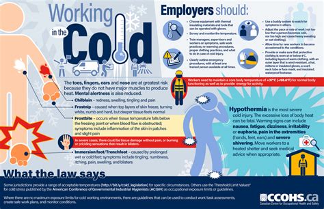 Managing Cold Stress In The Workplace Advice For Employers