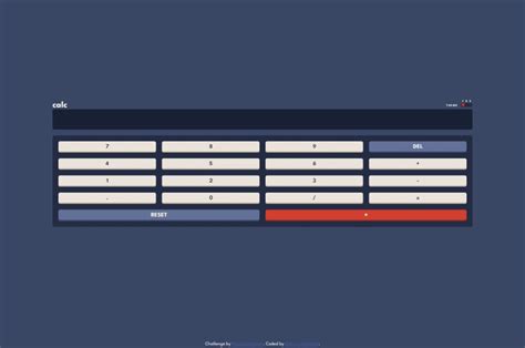 Frontend Mentor Calculator App Coding Challenge Solution