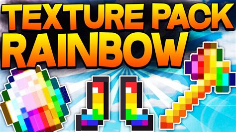 Texture Pack Rainbow Texture Pack Super Kawaii Sube Los Fps Pvp