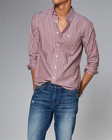 abercrombie and fitch men s shirts and tops casual shirts mens tops