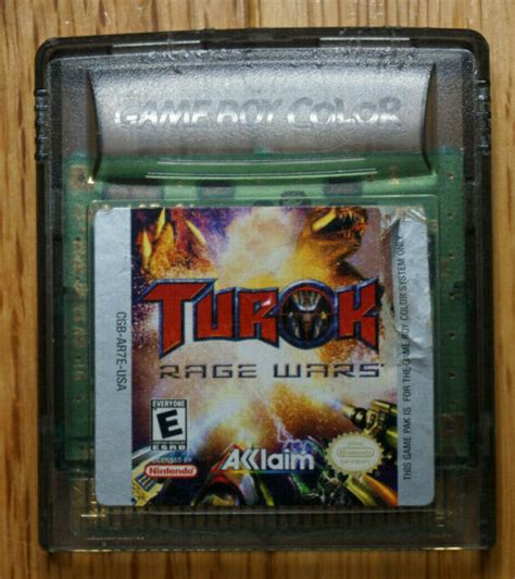 Turok Rage Wars Nintendo Game Boy Color 1999 For Sale Online EBay