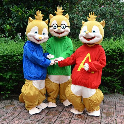 2016 Hot Sale Alvin And The Chipmunks New Mascot Costume Alvin Mascot