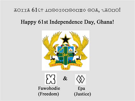 Ghana 61 Adinkra Alphabet