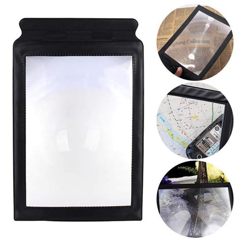 buy valuu a4 magnifier full page reading magnifier 3x magnifying power large sheet magnifying