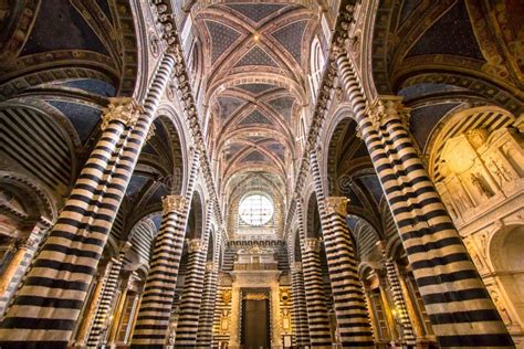 Interior Of Siena Cathedral In Tuscany Italy Stock Photo Image Of