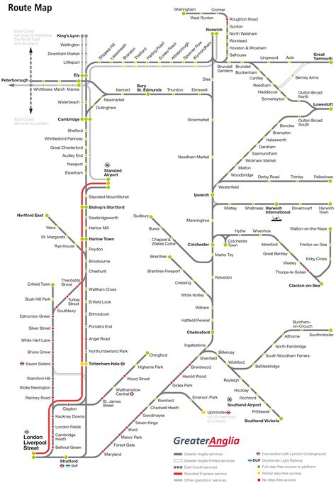 Map Of London Commuter Rail Stations And Lines