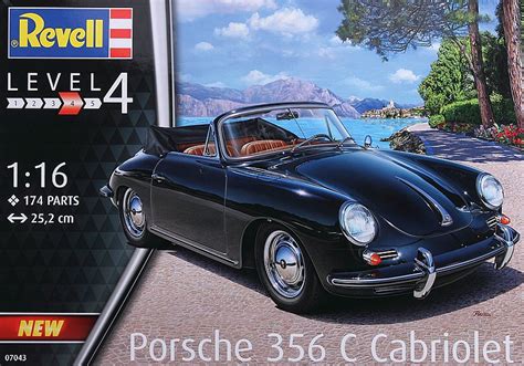 Porsche 356c Cabrio Im Maßstab 116 Von Revell 07043 Modellbau Für
