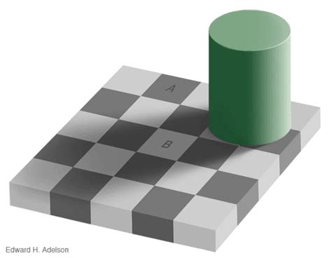 Optic Events Adelsons Checkershadow Illusion