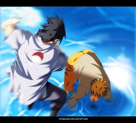 Naruto 697 Sasuke And Naruto Anime Naruto Illustration