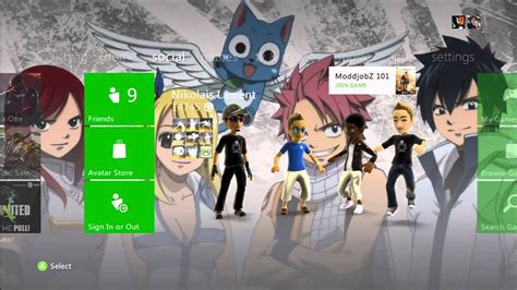 My Fairy Tail Theme Pack Xbox 360 Youtube