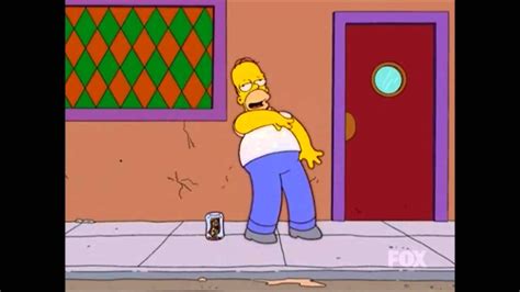 The Simpsons Homer Drunk Dancing Youtube