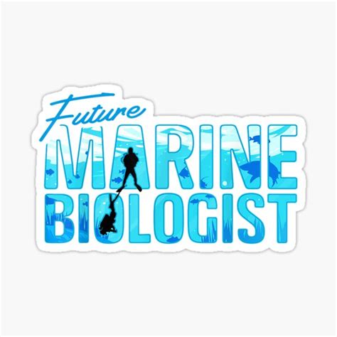 Future Marine Biologist Ocean Student Biology Sticker For Sale By