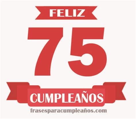 Diseños De Tarjetas De Cumpleaños 75 Años Felicitaciones De