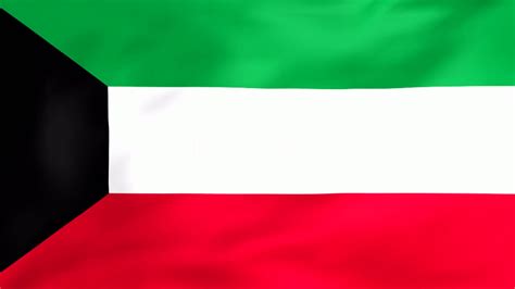 flag  kuwait royalty  video  stock footage