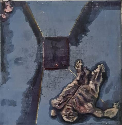 Dying Man Painting By Ezra Gurnsey Saatchi Art