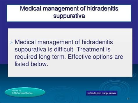 Hidradenitis Suppurativaby Dr Mohammad Baghaei