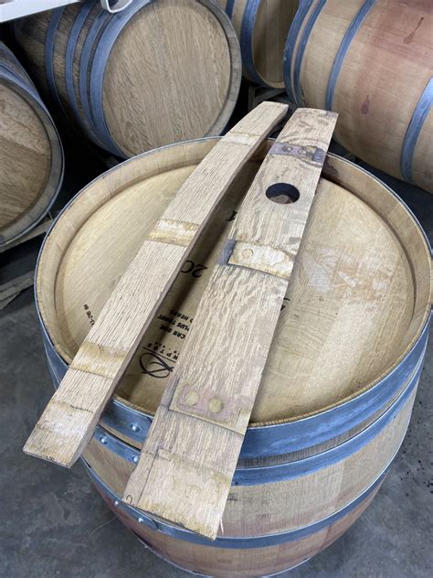 Wine Barrel Staves Set Of 10 French And American Oak Barrel Staves