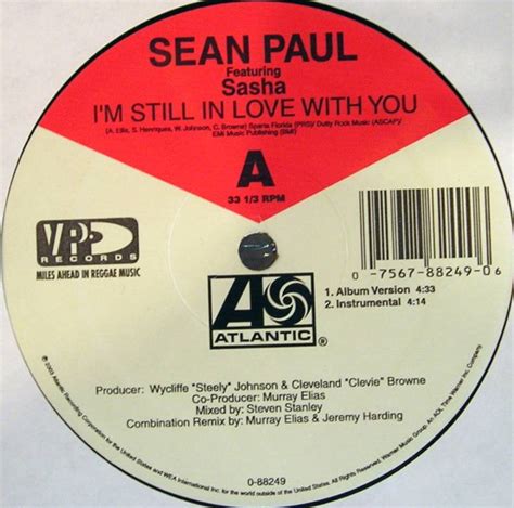 Sasha Sean Paul Im Still In Love With You Album Version Im Still In Love With You