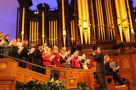 Catholic Visitors Sing In Mormon Tabernacle Choir Seats
