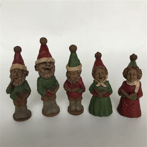 Lot Of 5 Tom Clark Signed Gnome Figurines Very Collectable Each