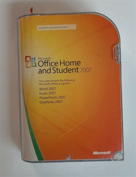 Microsoft Office Home And Student 2007 With Product Key Pre Owned Ebay