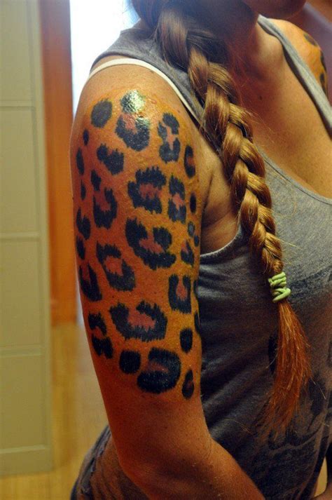 Cheetah Print Tattoo Pictures Howtotieashirtknotbuttonuptutorial