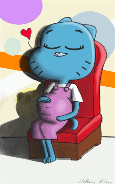 Pregnant Nicole Watterson By Nohara Misae On Deviantart In The Amazing World Of Gumball