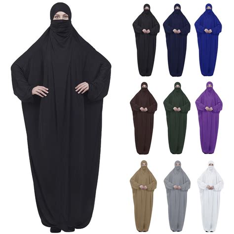 Burqa Khimar Jilbab Abaya Kaftan Thobe Muslim Hijab Dress Islamic