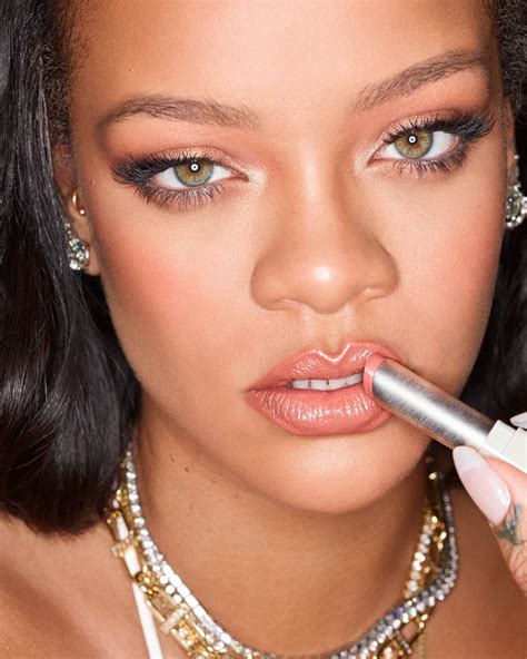 Rihanna Fenty Beauty Slip Shine Sheer Lipstick Ads Fashion Gone Rogue