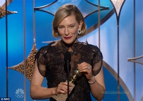 Cate Blanchett Wins Best Actress Golden Globe While Matthew Mcconaughey Wins Best Actor Daily