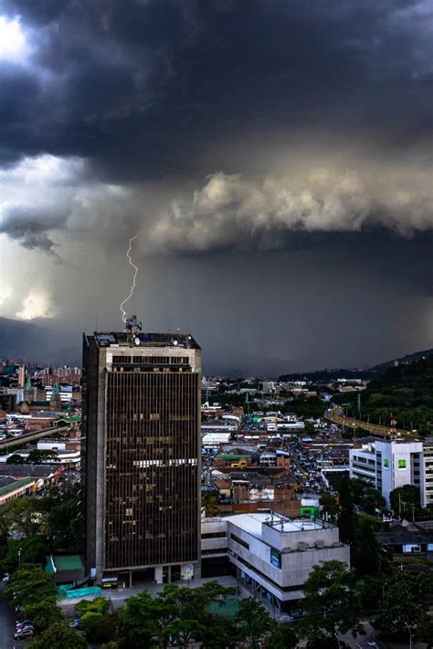 Storm In Medellin Today Rpics