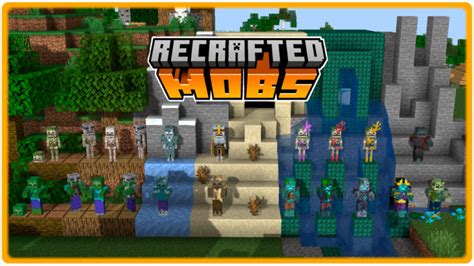 Recrafted Mobs Texture Pack Para Minecraft 1182 1171 Zonacraft