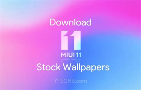 Download Miui 11 Stock Wallpapers Fhd Official
