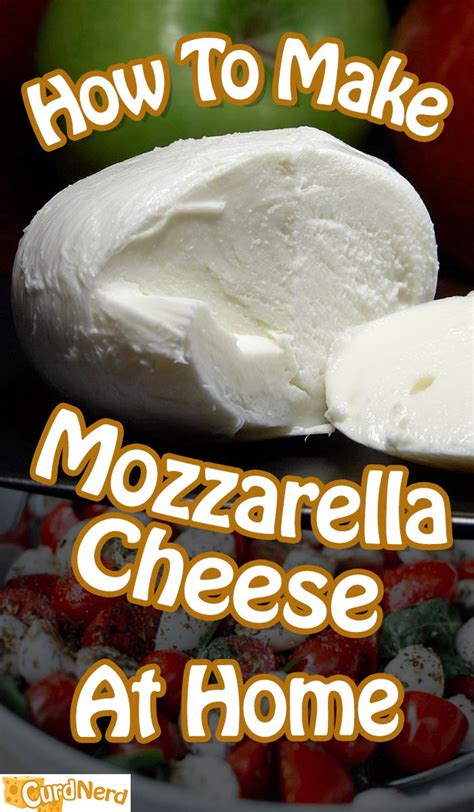 How To Make Mozzarella Cheese At Home in 2020 (With images ...