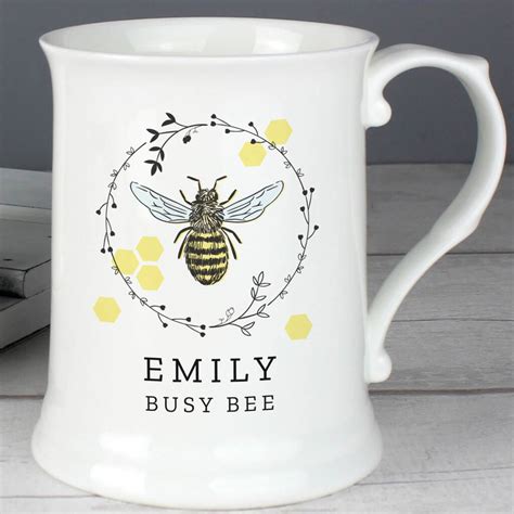 Personalised Bee Mug By Jacob Noah Personalised Gifts