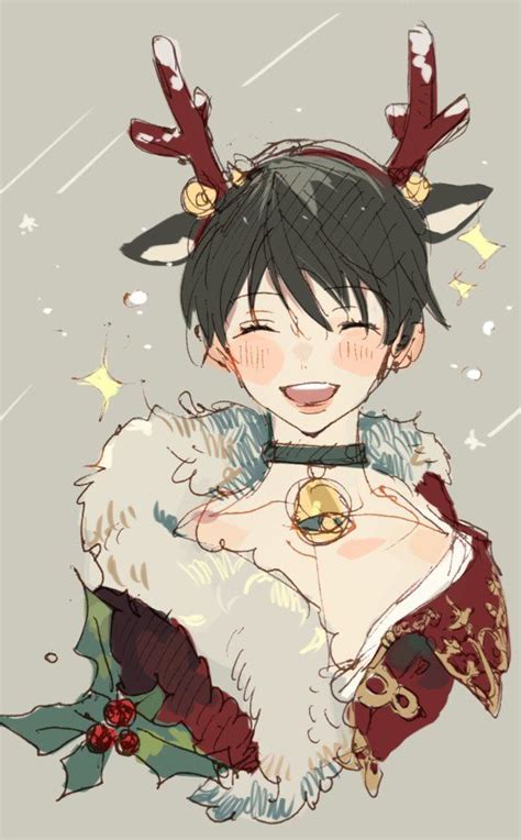 ㅎ On Twitter Anime Christmas Cute Anime Boy Anime Drawings