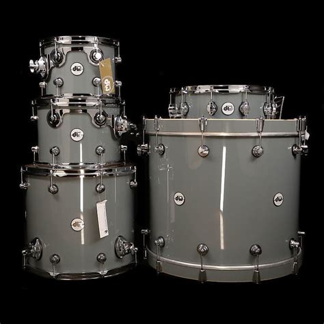 Dw Ddlg2215sg Design Series 5 Piece Shell Pack Steel Gray Reverb