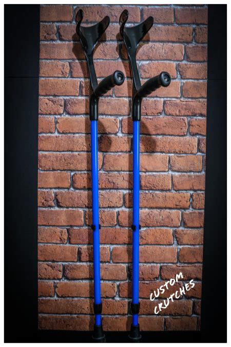 Kowsky Original Open Cuff Ergo Soft Grip 2023 Blue Custom Crutches